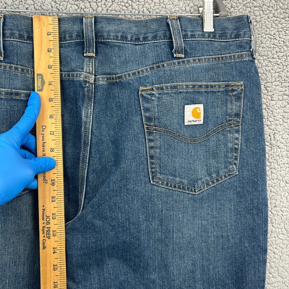 Carhartt Men's Blue Jeans 40x34 Relaxed Fit Stretch Denim Workwear‎ - Picture 8 of 9